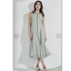 【新品未使用★完売品】LAGUNAMOON バイカラーパイピングワンピースミント