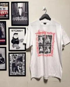 Stussy Youth ユース グラフィックTシャツ ホワイト