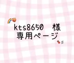 kts8650 様専用ページ