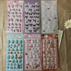 サンリオボンボンドロップシール 3D ぷくぷくシール 立体シール　ステッカー