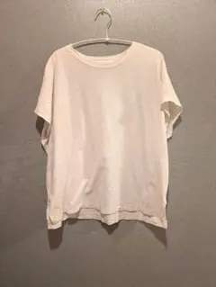 無印良品　フレンチスリーブカットソー　ホワイトのサムネイル