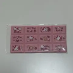 チョコブロックシール　サンリオ　キティ　ピンク　食玩