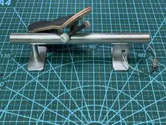 指スケ セクション 丸ミニレール キーホルダー L120xH30「指助Lv.1」のサムネイル