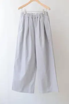 MidiUmi ミディウミ ツイルイージーパンツ グレー