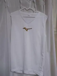 MIZUNO ノースリーブシャツ ホワイト