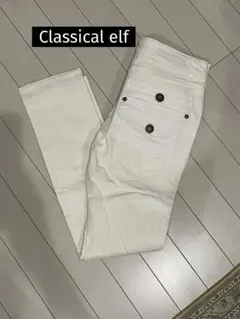 Classical elf ホワイトスキニーデニムパンツのサムネイル