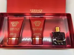 新品VERSACE EROS FLAMEヴェルサーチ エロス ミニコフレ赤 香水