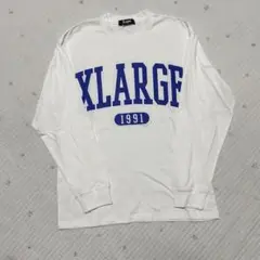 タグ付き未使用‼︎ XLARGE ロゴロンT ホワイト