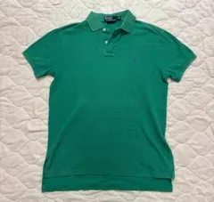 ポロバイラルフローレン　メンズＳ　半袖ポロシャツ　鮮やかなグリーン