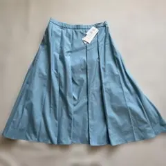 未使用 ✨24SS ✨洗える✨アンタイトル フレアスカート ライトブルー