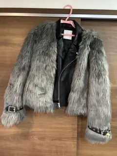 GYDA アウター ファー ライダースジャケット