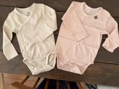 【新品未使用】ピンクロンパース2点セット