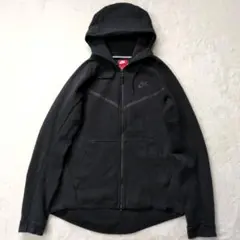 【大人気】NIKE ナイキ テックフリース パーカー 黒 M 廃盤