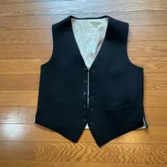 ベスト ブラック黒 AB7サイズ 紳士服 ジレ 演奏会 飲食店 制服
