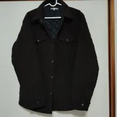 UNIQLO ダークブラウン キルティングジャケット