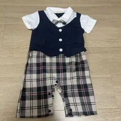 ベビー ロンパース ベスト 蝶ネクタイ セレモニー 正装 結婚式 95