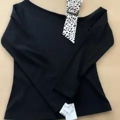 【新品】ワンショルダー トップ 黒 ブラック