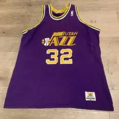 レア物カールマローンNBAジャージ美品サンドニット