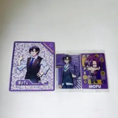 カラフルピーチ もふ キャラクターグッズ 3点セット マグネット＆カード