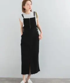 『別注』Lee×ROSSO フロントジップ ジャンパースカート