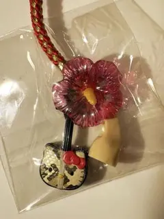 【レア】ご当地キティ　沖縄限定　三線キティ　ハイビスカス2000年代レトロ