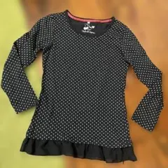 美品級！古着ディズニー　女の子 ミニーマウス 長袖カットソー 150