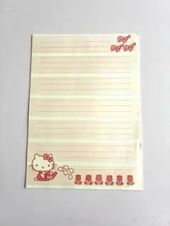 昭和レトロサンリオ　ハローキティ 便箋