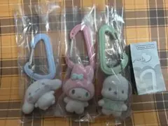 ガチャ サンリオ キャラクターズ カラフルカラビナマスコットチャーム 3種 ①