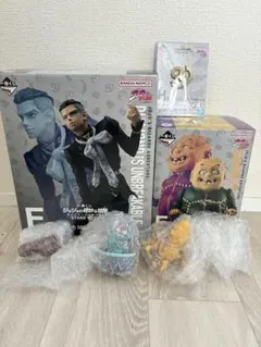 一番くじ ジョジョの奇妙な冒険 F賞、E賞、G3点、H賞1点　おまけ多数