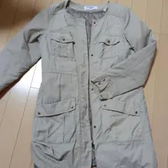 お値下げ　ナチュラルビューティーベーシック ノーカラーモッズコート ライナー S