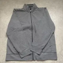 ALBATROSS ストライプ ジップアップシャツ