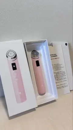 メディキューブ 美顔器 ピンク ブースタープロ 充電ケーブル付き