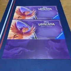 Disney Lorcana 非売品　組み立て式スタンド　２枚セット　アラジンのサムネイル