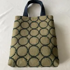 ミナペルホネン　生地使用　トートバッグ小　ハンドメイド