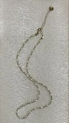 earth 2点　イミパール×チェーン　ゴールドビーズネックレス