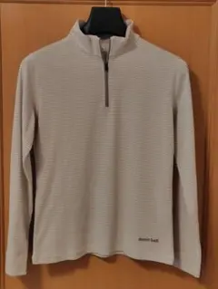 mont-bell M ハーフジップストライプシャツ