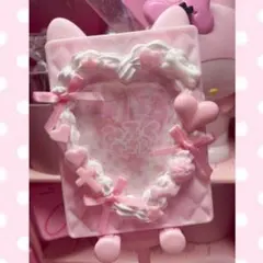 ꒰ NO4 ꒱トレカケースデコ ホイップデコ量産型 いちご ぴんく 萌 かわいい