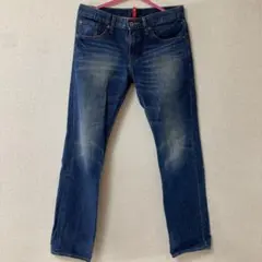 【美品　即日発送】UNIQLO ユニクロ　UJ ストレート　ジーンズ　濃紺