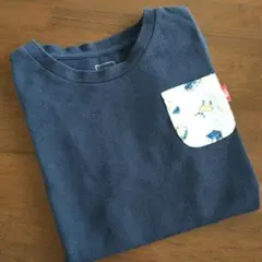 【THE NORTH FACE】・ ネイビー半袖 Tシャツ ・130