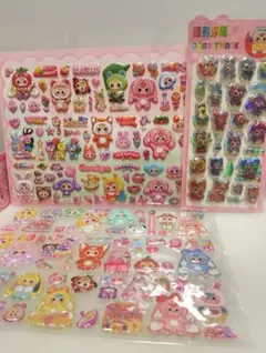 J8 新品３枚セット　BABY THREEボンボン、クッションシール ベイビー