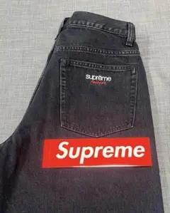 30 Supreme Baggy Denim Short Blackのサムネイル