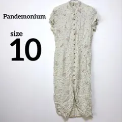 ✨️一点物‼️Pandemonium【10】半袖シャツワンピース 花柄 チェック柄