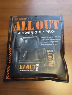 ALL OUT パワーグリップ XL 試着のみ新品 オールアウト 筋トレ