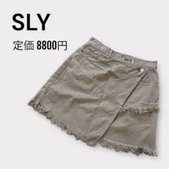 SLY スライ DAMAGE DENIM SK ダメージ デニム スカート 2