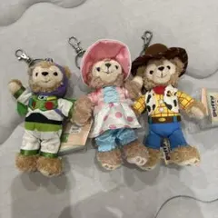 ダッフィー 香港ディズニー トイストーリー ウッディー ぬいぐるみ