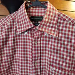 古着 ヴィンテージ The Scotch House 赤白チェック長袖シャツ