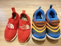 THE NORTH FACE & NIKE スニーカー　子供用のサムネイル
