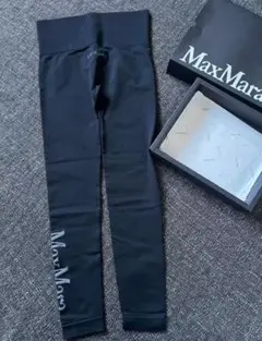 MaxMara 黒 レギンスS
