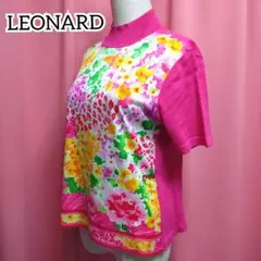LEONARD／レオナール／半袖サマーニット／サマーセーター／ハイネックのサムネイル