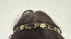 花飾りカチューシャ